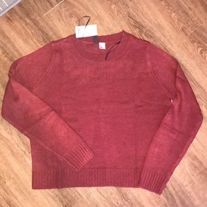 Dark red new H&M sweater